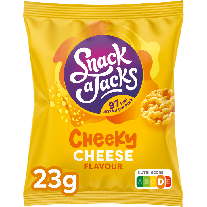 Snack A Jacks Minis Cheese Flavour Rijstwafels 23 gr