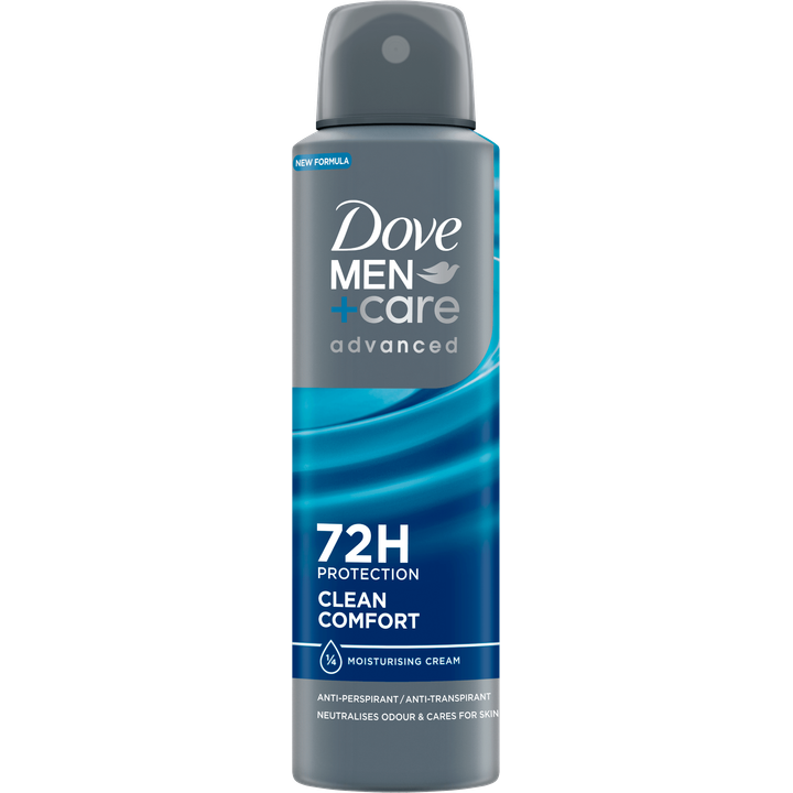 Dove Men+Care Advanced Anti-Transpirant Deodorant Spray Clean Comfort 6 x 150 ml