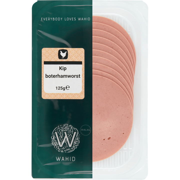 Wahid Kip Boterhamworst 125 g