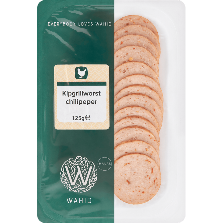 Wahid Kipgrillworst Chilipeper 125 g
