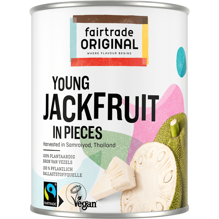 Fairtrade Original Young Jackfruit in Pieces 550 g bestellen? | Jumbo