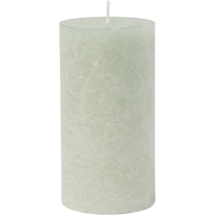 Rustieke Kaars Lichtgroen