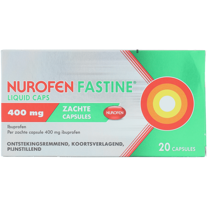 Nurofen Fastine Liquid Caps 400mg 20 Stuks
