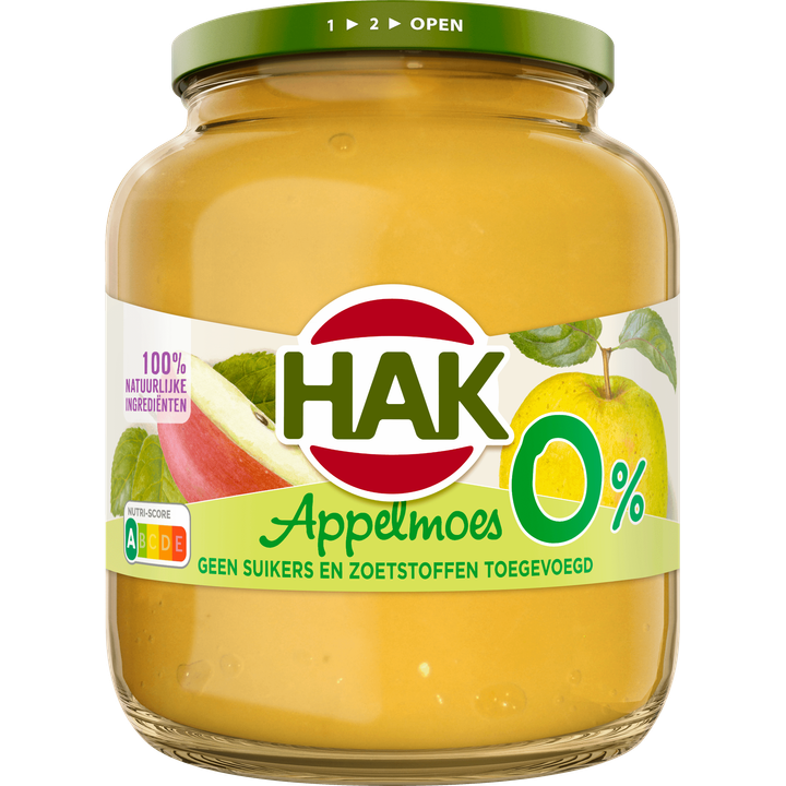 Hak Appelmoes 0% 700 g