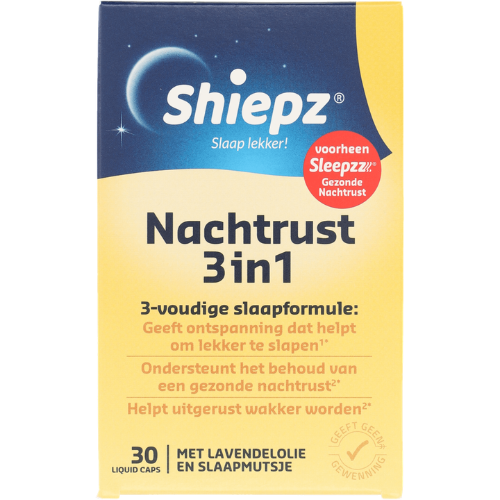 Shiepz nachtrust 3 in1 liquid caps, 30 stuks