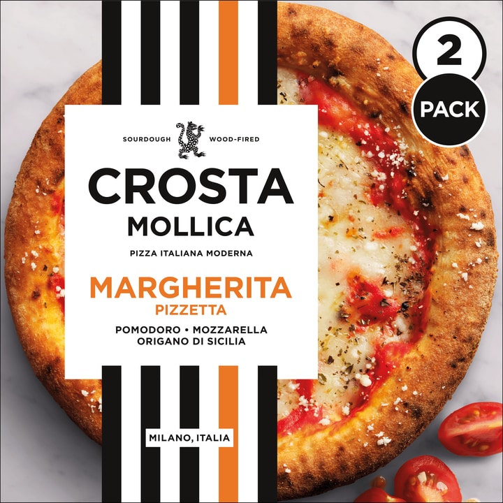 Crosta Mollica Pizza Margherita 2 Stuks