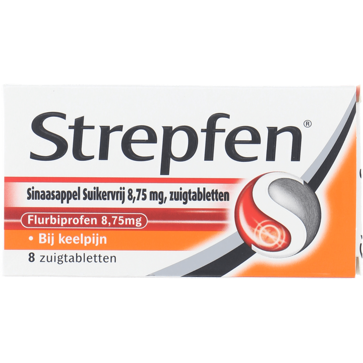 Strepfen Orange SV Zuigtabl 8,75mg 8st