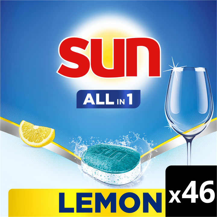 Sun All-in 1 Vaatwastabletten Citroen 46 tabletten