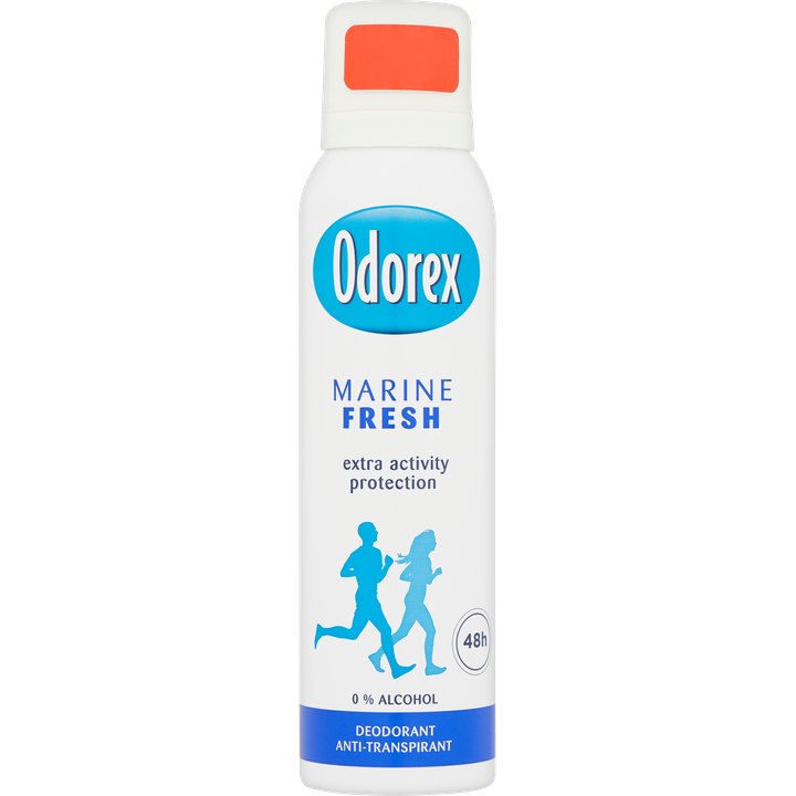 Odorex Women Deospray „Marine Fris“ 3er Pack – Anti-Transpirant, 0% Alkohol, 150 Ml, 24h Schutz