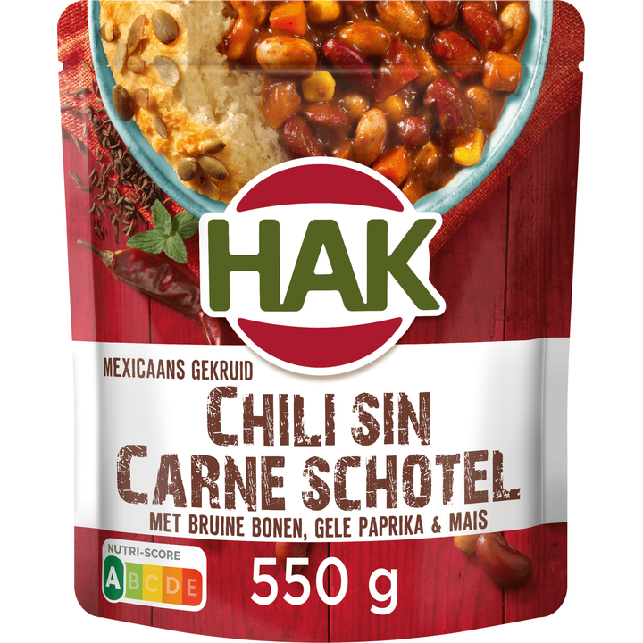 Hak Chili Sin Carne Schotel 550 g