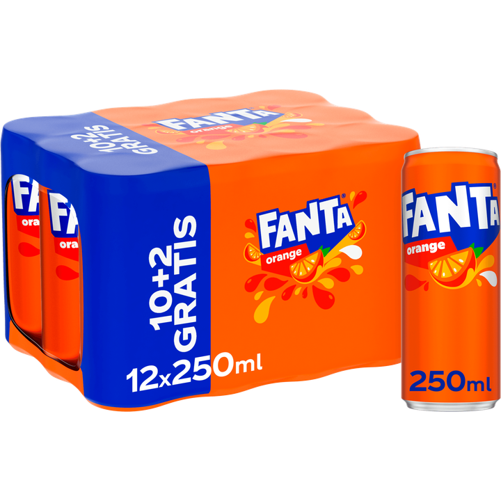 Fanta Orange 10+2 Gratis 12 x 250 ml