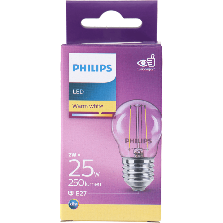Philips Led Filament Kogel 25W E27 box