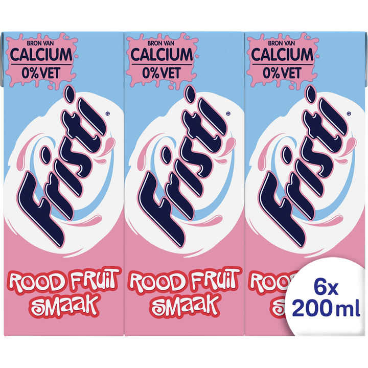 Fristi Rood Fruit 6 x 200 ml