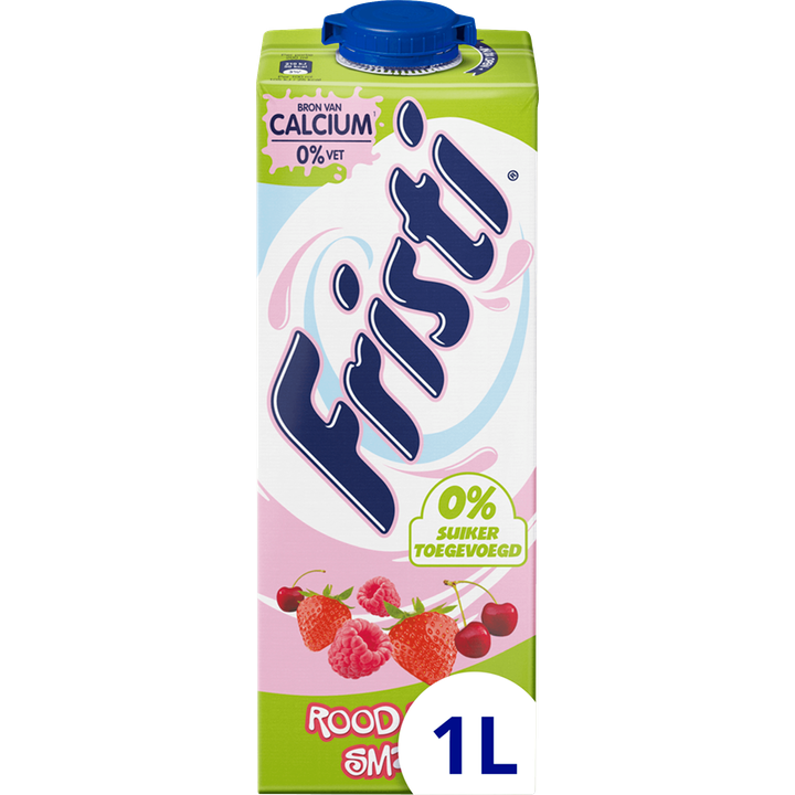 Fristi Rood Fruit 0% Suiker Toegevoegd 1 L