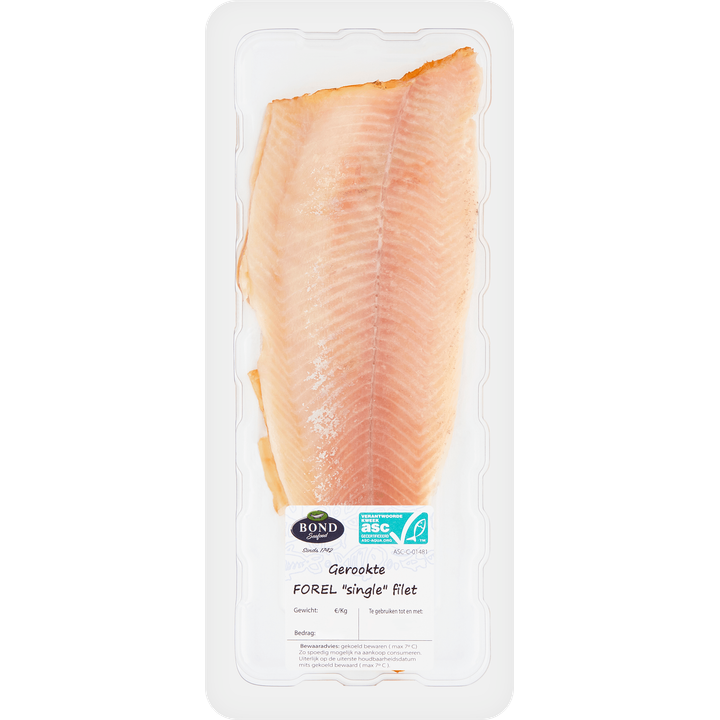 Bond Seafood Gerookte Forel "Single" Filet ca. 90 g