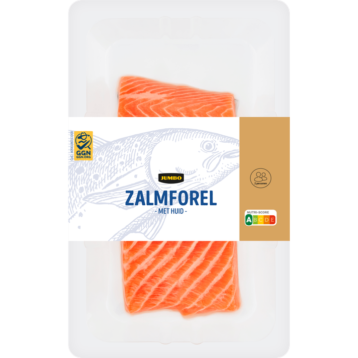 Zalmforel met Huid