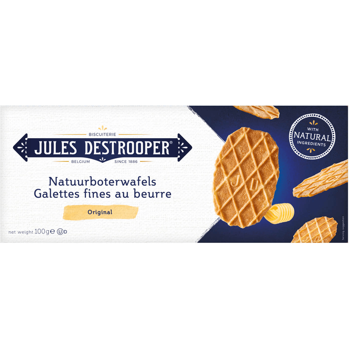 Jules Destrooper Natuurboterwafels Original 100 g