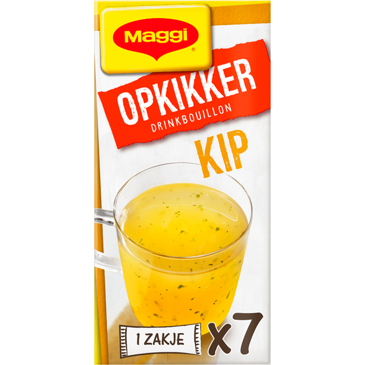 MAGGI Opkikker Drinkbouillon Kip 7 x 4 g
