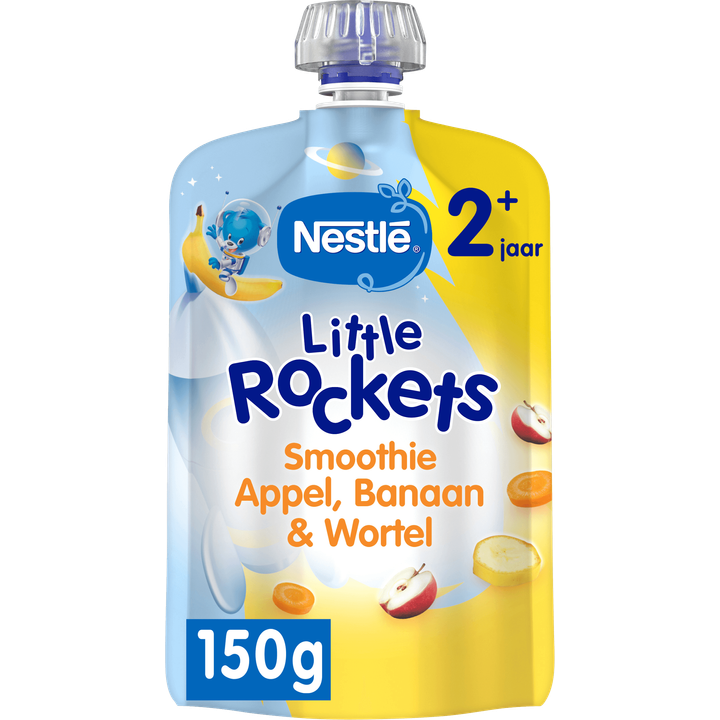 NESTLÉ Little Rockets Smoothie Appel Banaan Wortel 150 g
