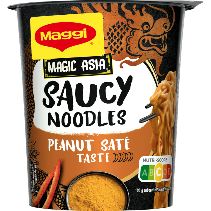 Maggi Magic Asia Saucy Noodles Peanut Saté Taste 75 g 