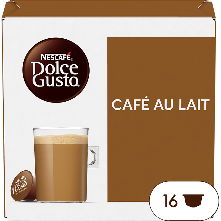 NESCAFÉ Dolce Gusto, Café au Lait, 16 capsules, 160 gr