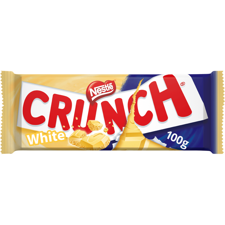 CRUNCH Witte chocolade reep