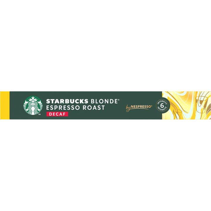 Starbucks® by Nespresso® Blonde Espresso Roast Decaf 10 Koffiecups