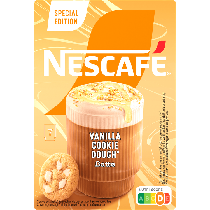 Nescafé Vanilla Cookie Dough Latte Special Edition 7 x 19.5 g