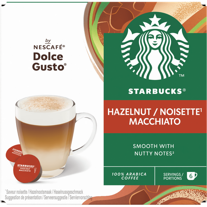Starbucks by Nescafé Dolce Gusto Hazelnootsmaak Macchiato 123 g