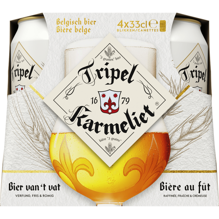 Tripel Karmeliet Belgisch Bier Blikken 4 x 33 cl