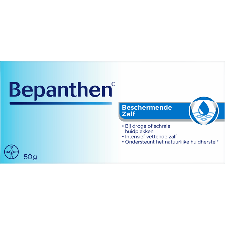 Bepanthen Beschermende, vettende zalf bij droge of schrale huid, 50g