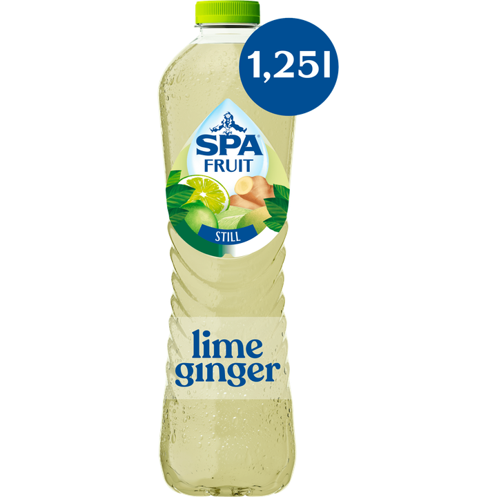 Spa FRUIT Niet Bruisende Fruitige Frisdrank Lime Ginger 1,25L