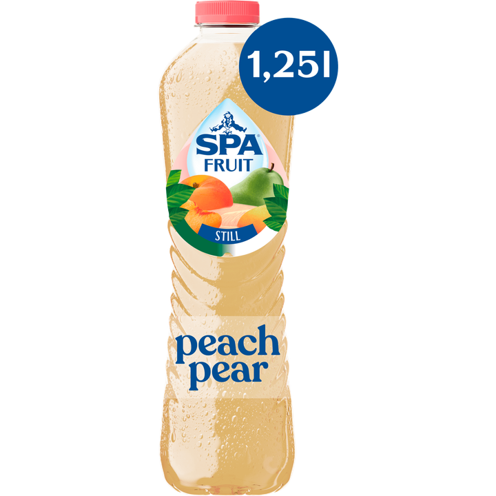 SPA FRUIT Niet-Bruisende Fruitige Frisdrank Peach Pear 1,25 L