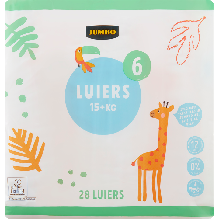 Luiers Maat 6 15+ kg 28 Stuks