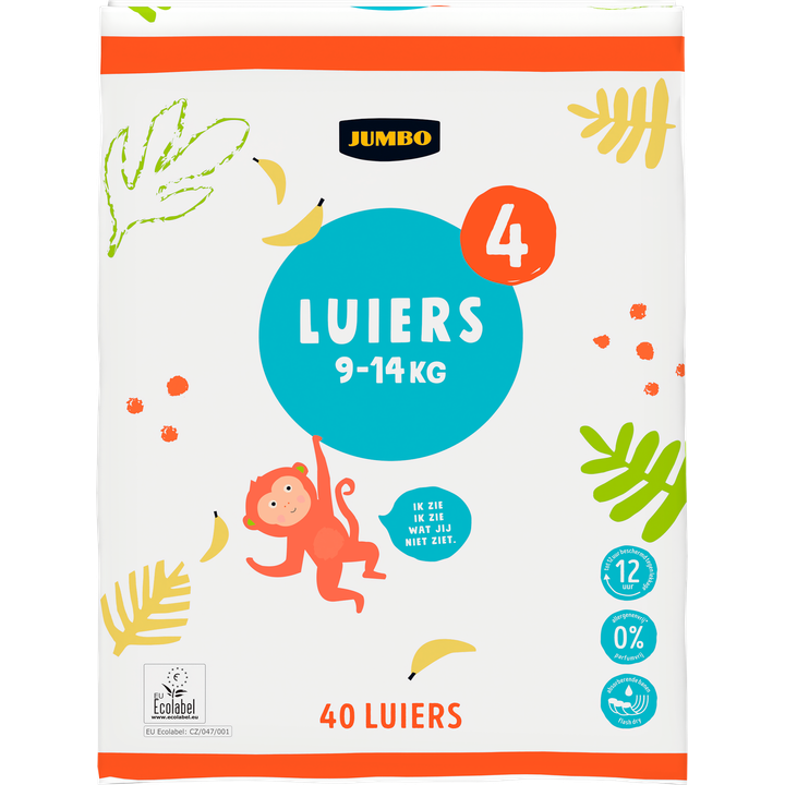 Luiers Maat 4 9- 40 Stuks