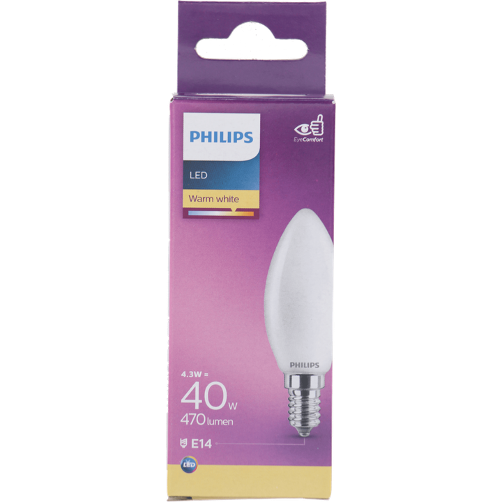 Philips Led Kaars 40W E14 box