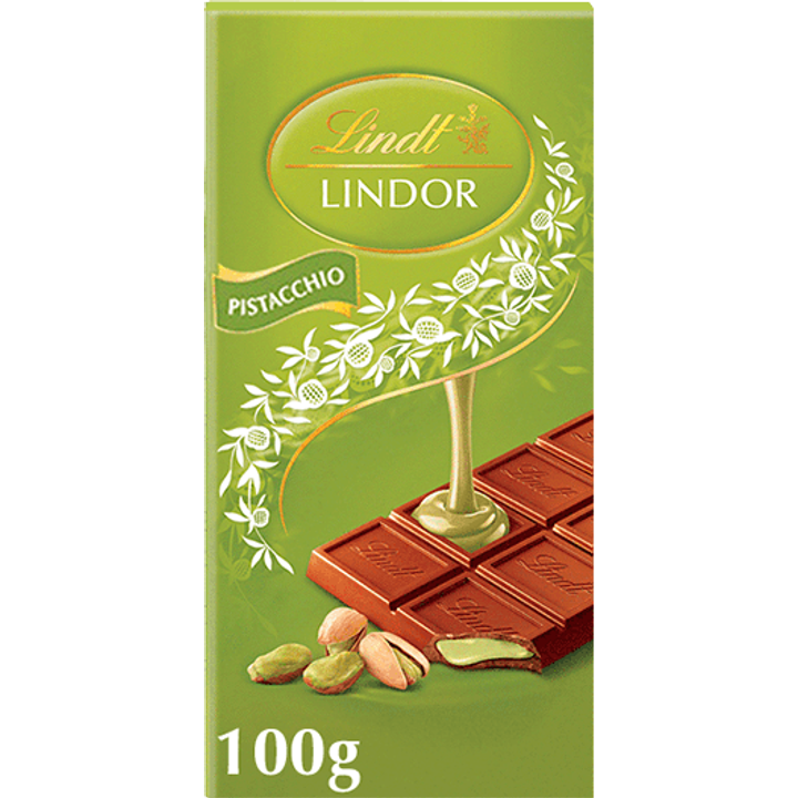Lindt Tablet Lindor Pistachio 100g