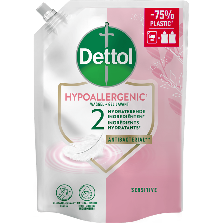 Dettol Sensitive Wasgel Navulling 500 ml