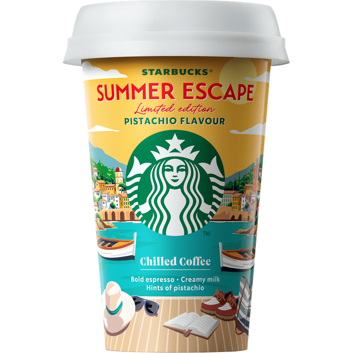 Starbucks Summer Escape Pistachio Flavour Chilled Coffee Limited Edition 220 ml