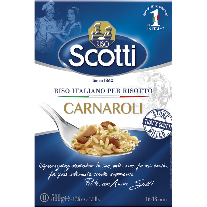 Riso Scotti Carnaroli risotto rijst 500g