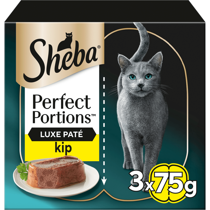 Sheba Perfect Portions met Kip 3 x 2 x 37,5 g