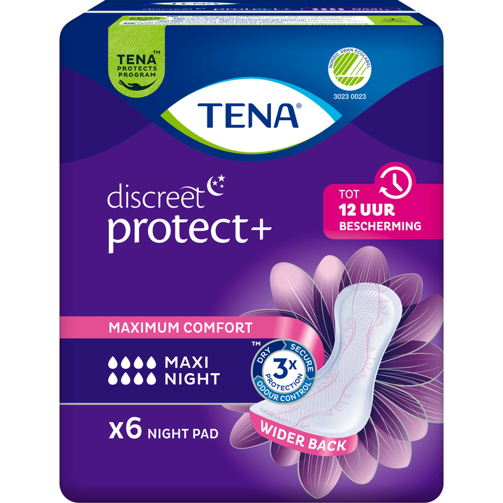 Tena Lady Maxi Night Nachtverbanden 6 Stuks