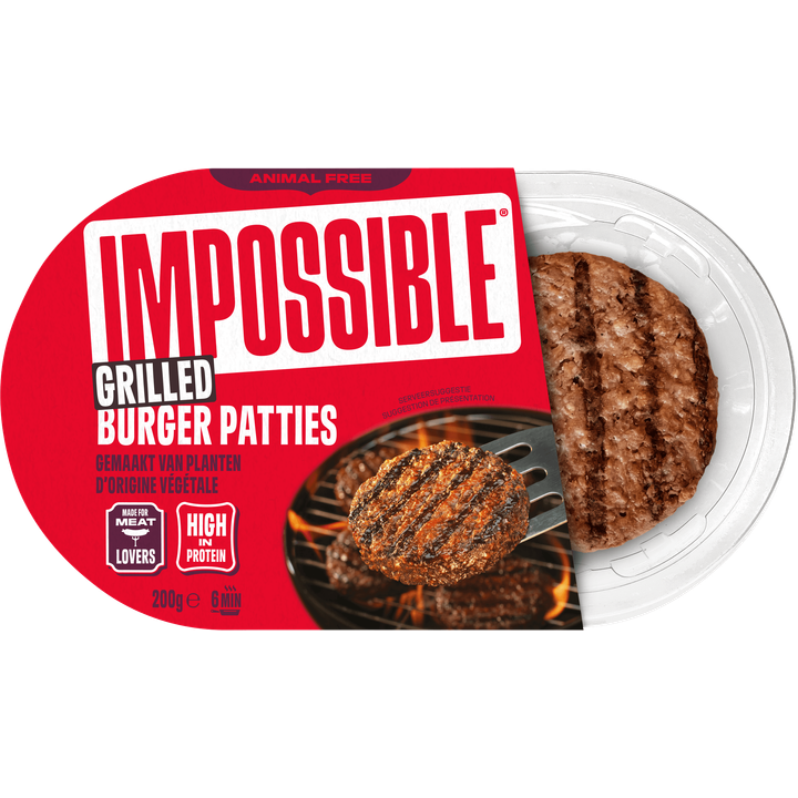 Impossible Grilled Burger Patties