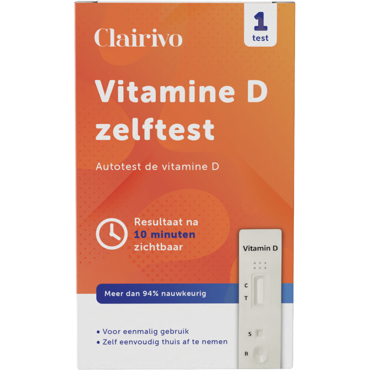 Clairivo Zelftest Vitamine D 1 Stuk