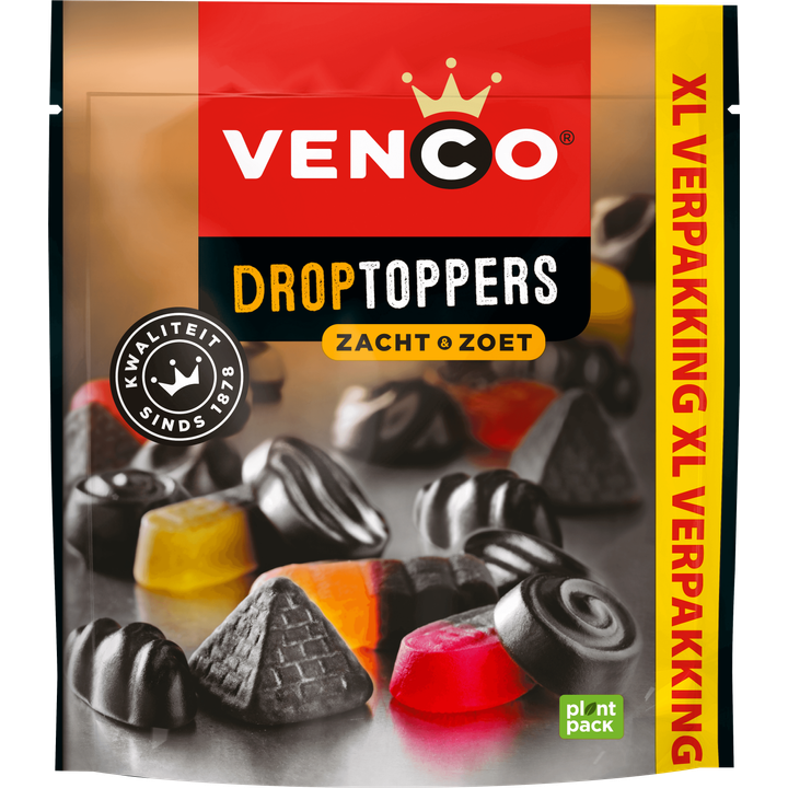 Venco Droptoppers Zacht & Zoet XL 340 g