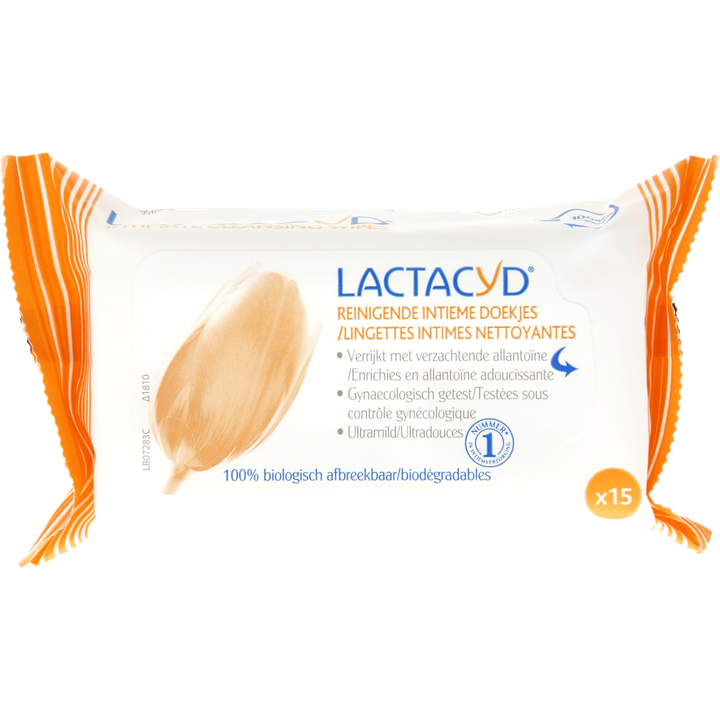 Lactacyd 15 Reinigende Verzorgende Intiem Tissues