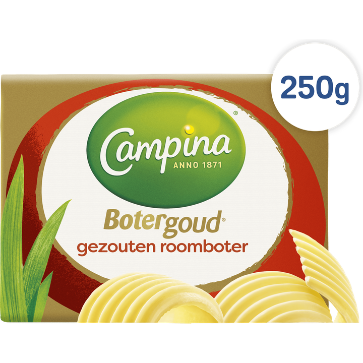 Campina Botergoud Gezouten Roomboter 250 g
