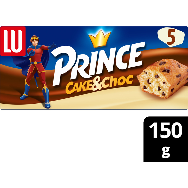 LU Prince Cake & Choc Chocolade Cakejes 5 Stuks 150 g