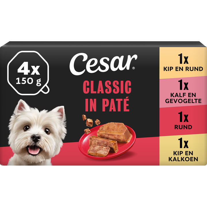 Cesar Classic in Paté 4 x 150 g