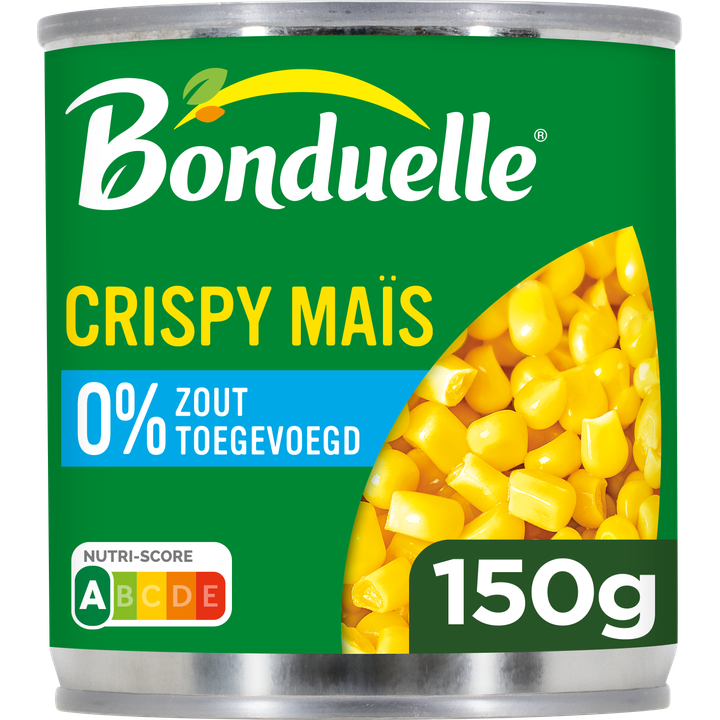 Bonduelle Crispy Maïs - 0% Zout Toegevoegd 150 g